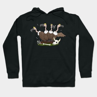 Funny vultures humour cartoon Hoodie